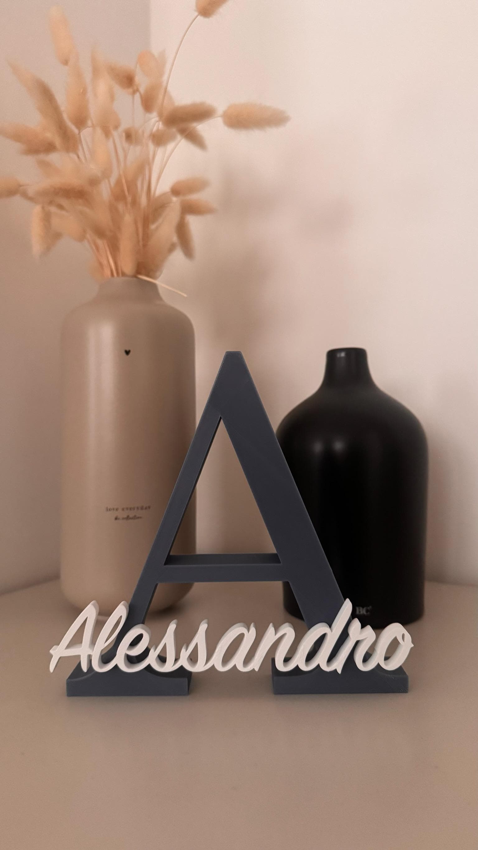 Iniziale + nome personalizzato